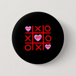 Cupids Favorite Cpt Crew Xoxo Phlebotomist Valenti 2 Inch Round Button