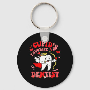 Cupid's Favorite Dentist Valentine Dental Squad Is Keychain