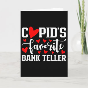 Cupid's Favorite Nk Teller Cute Heart Valentine's Card