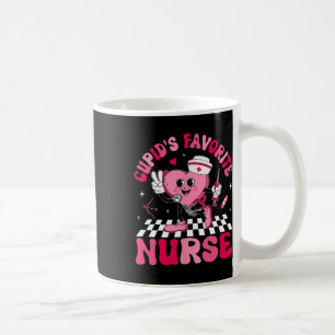 Cupids Favorite Nurse Valentine Candy Heart Nurse Coffee Mug