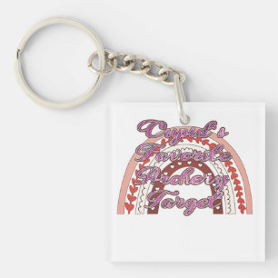 Cupid's Favourite Archery Target - Valentine's Day Keychain