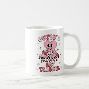 Cupids Favourite Art Teacher Valentine Cute Heart Coffee Mug