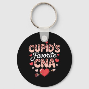 Cupids Favourite Cna Funny Nurse Valentines Day Keychain