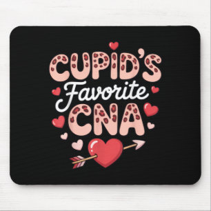 Cupids Favourite Cna Funny Nurse Valentines Day Mouse Pad