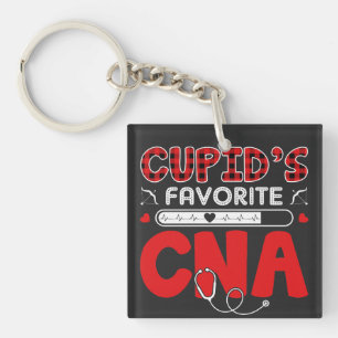 Cupid's Favourite CNA: Nursing Heroes Appreciation Keychain