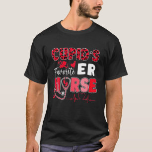 Cupid's Favourite Er Nurse Medical Valentine Day N T-Shirt
