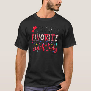 Cupid's Favourite Lunch Lady Happy Valentines Day T-Shirt