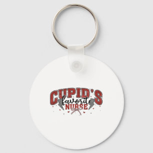 Cupid's Favourite Nurse Valentine Keychain