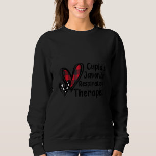 Cupid's Favourite Respiratory Therapist Rt Valent Sweatshirt