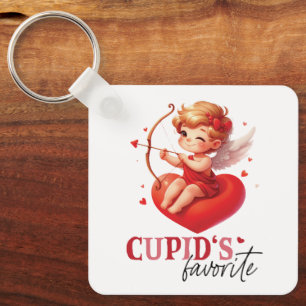 Cupid's Favourite Valentine Day Keychain
