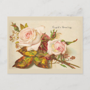 Cupid's Greeting Vintage Valentine Postcard