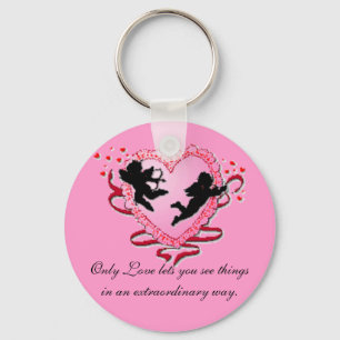 Cupids Heart Keychain