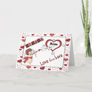 Cupids Love Holiday Card