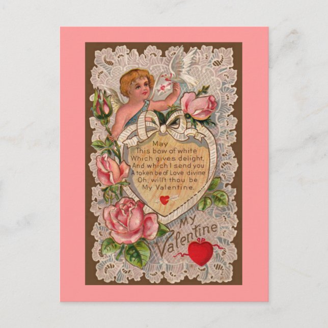 Cupid's Poem Postcard (Front)