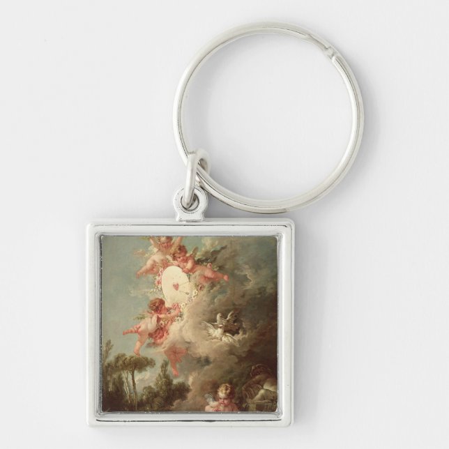 Cupid's Target, from 'Les Amours des Dieux' Keychain (Front)