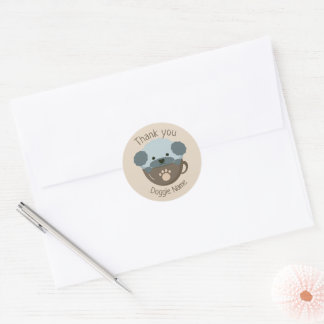 Cupoodle Classic Round Sticker