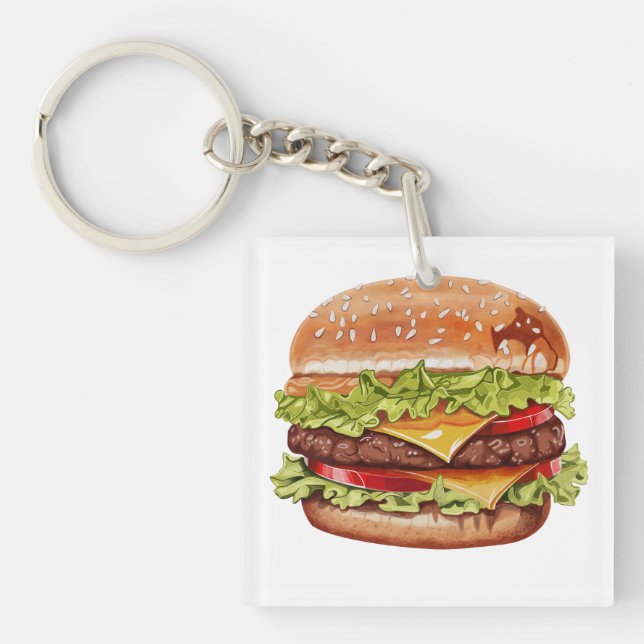 Cups burger keychain (Front)