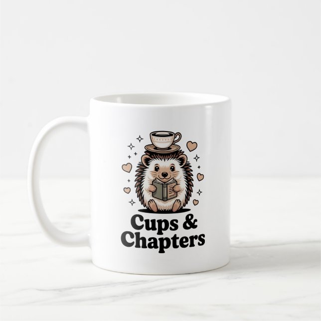 Cups & Chapters Warm Hedgehog Autumn Cozy (Left)