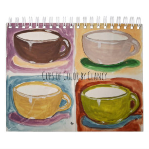 Cups Of Color by Clancy Calendar