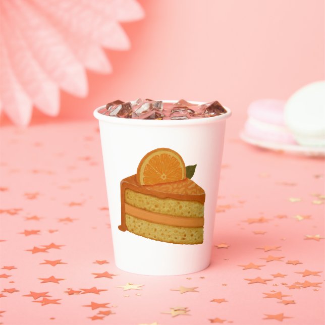 Cups orange cheese cake (Insitu)