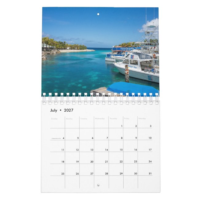 Curacao Calendar 2020 (Jul 2027)