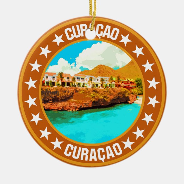 Curaçao                                            ceramic ornament (Front)