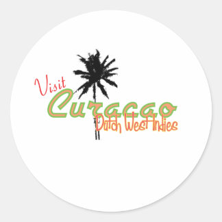 Curacao Classic Round Sticker