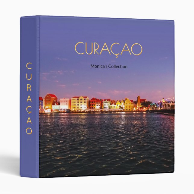 Curaçao (customizable text) binder (Front/Spine)