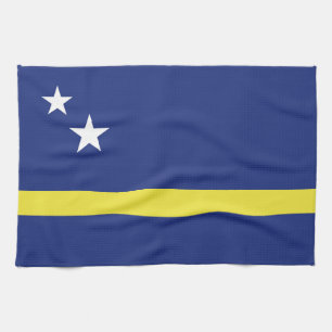 Curaçao flag kitchen towel