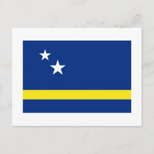 Curacao Flag Postcard