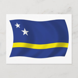 Curacao Flag Postcard