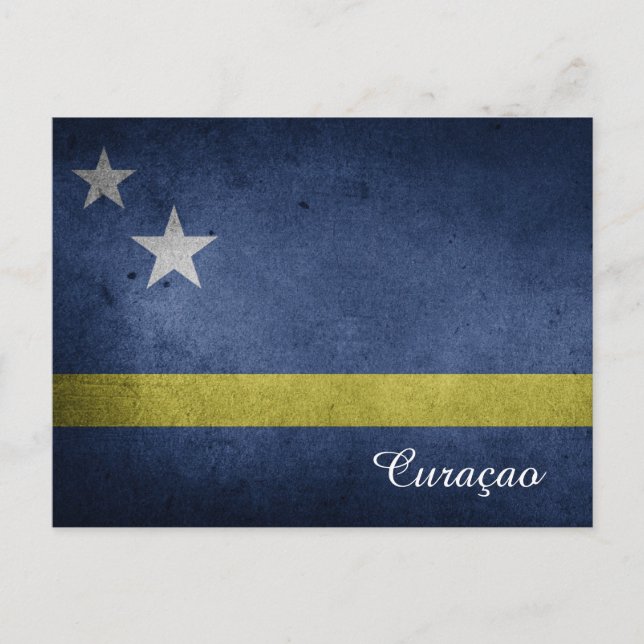 Curacao Flag Postcard (Front)