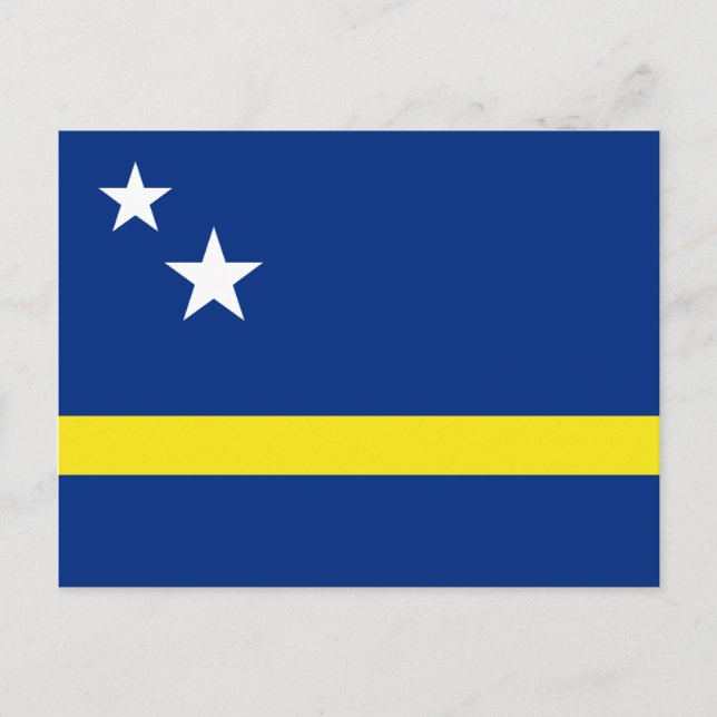 Curaçao Flag Postcard (Front)