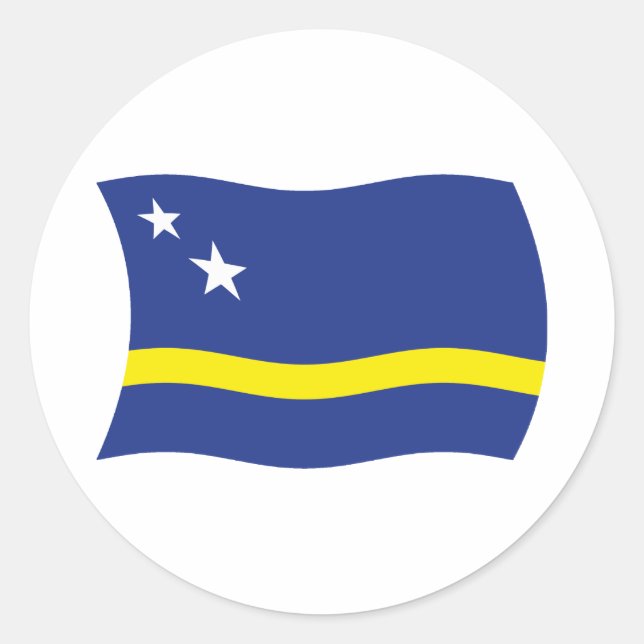 Curacao Flag Sticker (Front)