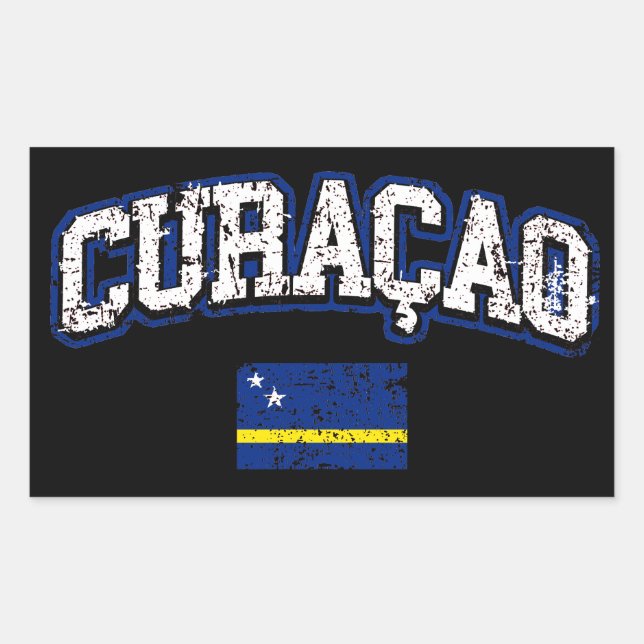 Curaçao Flag Sticker (Front)