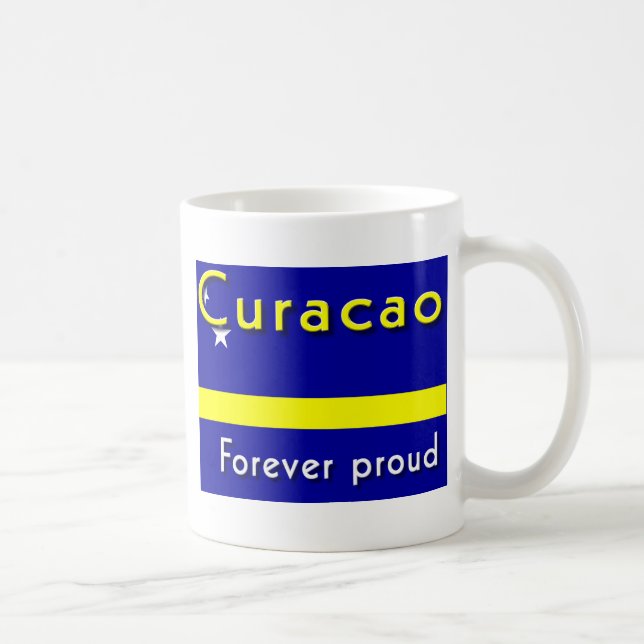 Curacao forever proud coffee mug (Right)