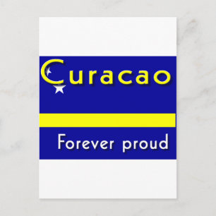 Curacao forever proud postcard