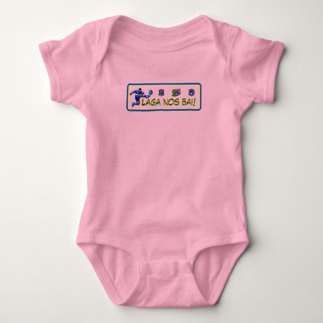 Curacao Let's Go Baby Bodysuit (Front)
