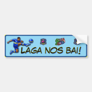 Curacao Let's Go Bumper Sticker