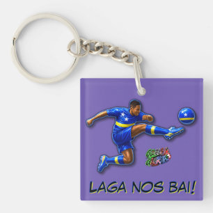 Curacao Let's Go Keychain