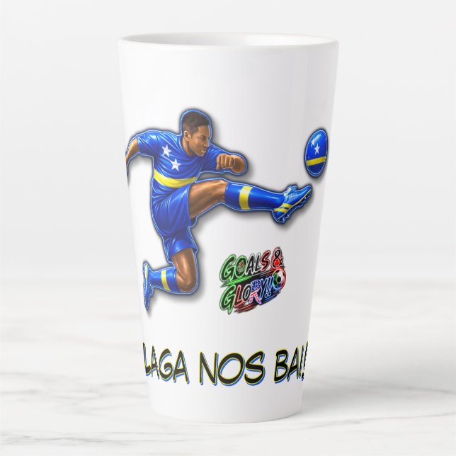 Curacao Let's Go Latte Mug (Front)