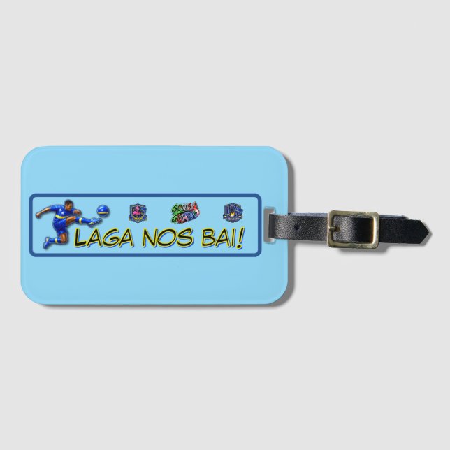 Curacao Let's Go Luggage Tag (Front Horizontal)