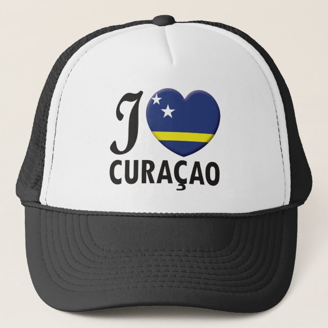 Curacao Love Trucker Hat (Front)