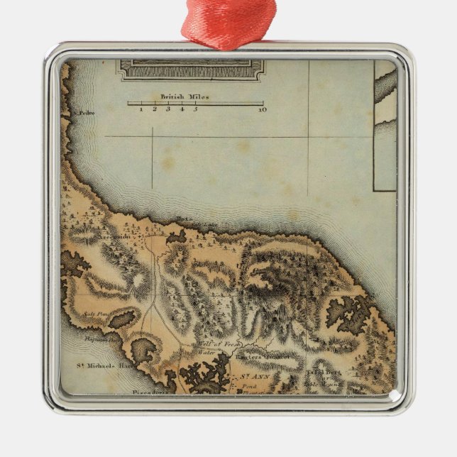 Curacao Metal Ornament (Front)