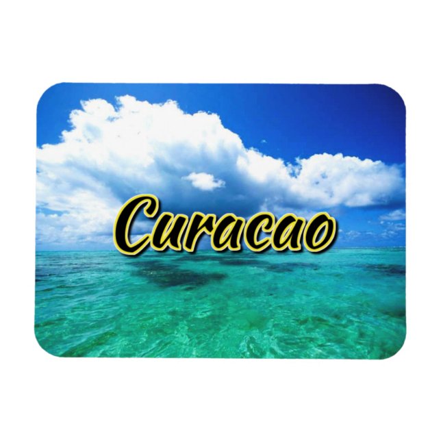 Curacao sea sky magnet (Horizontal)