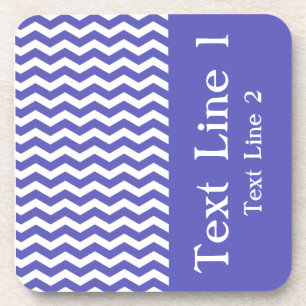 Curacao Shores Wave Chevron customizable Coaster