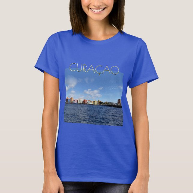 Curaçao Skyline w/out text (customizable) T-Shirt (Front)