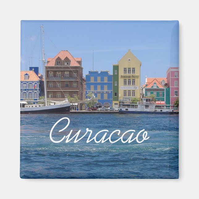 Curacao Travel Photo Seaside Fridge Magnets (Front)