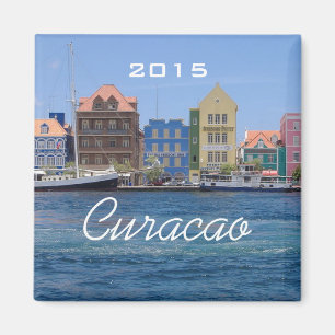 Curacao Voyage Balnéaire Réfrigérateur Magnet Chan