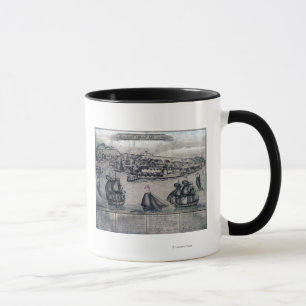 CuracaoPanoramic MapCuracao, Netherlands Mug